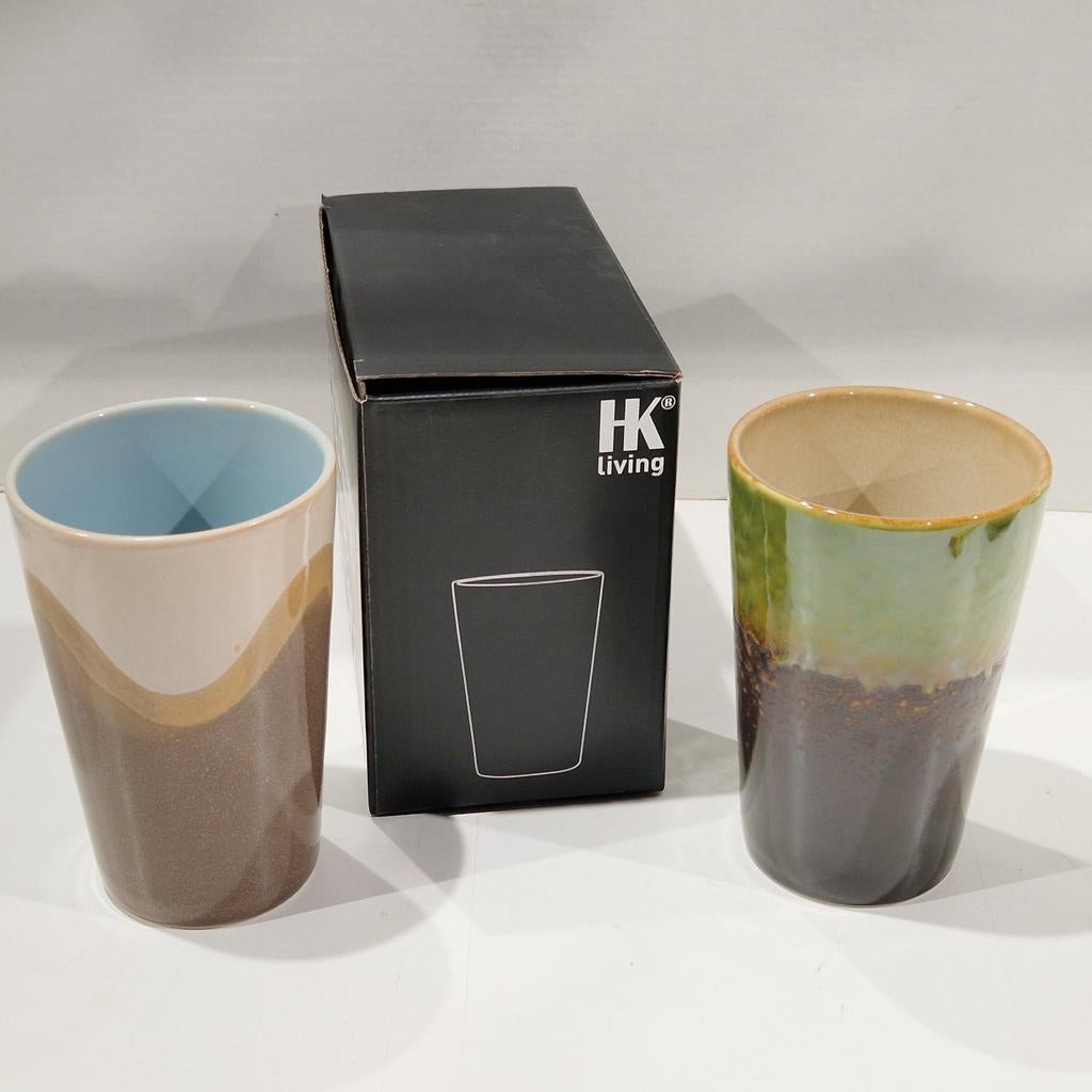 70s ceramics tea mugs – theebeker – beach
HK Living fat lava, Ophalen of Verzenden
