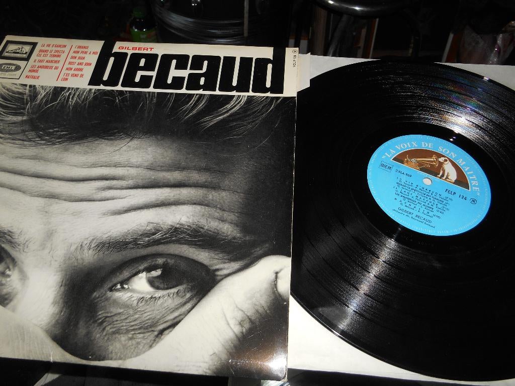 33T Gilbert Bécaud avec languette, Enlèvement ou Envoi