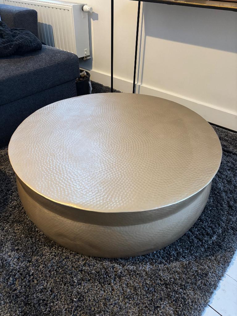 Maison du Monde salontafel goud, Ophalen, 50 tot 100 cm, Rond, Doré, moderne