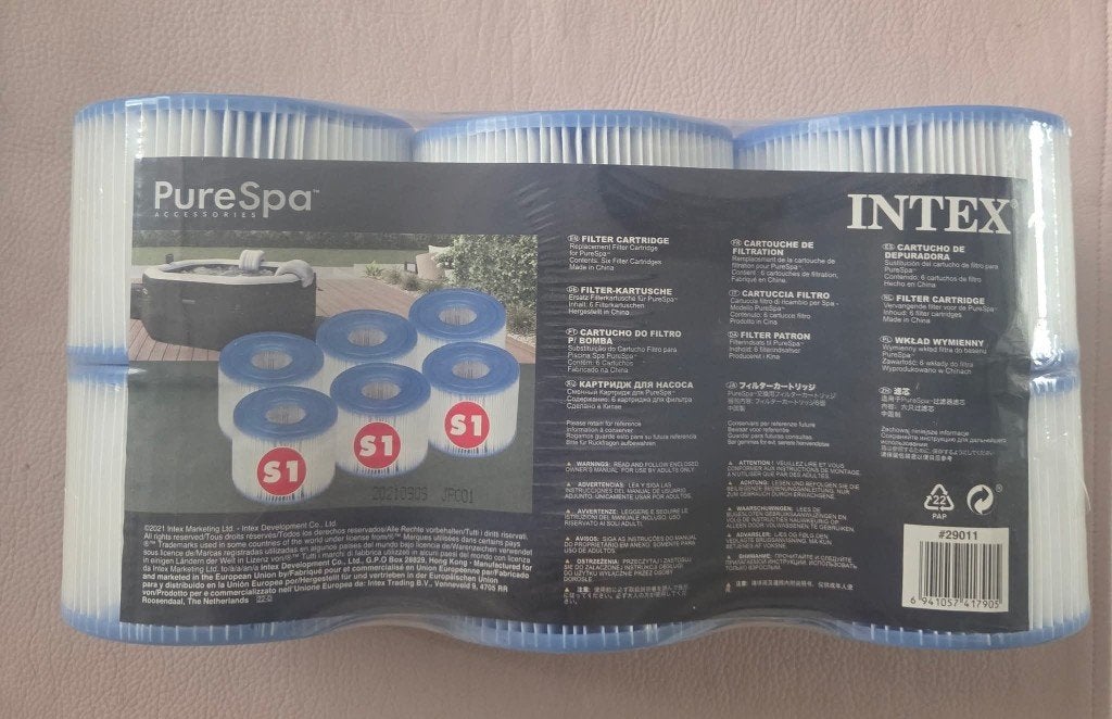 Intex Pure Spa Filter Cartridge Type S1 – 6 pack, Ophalen, Nieuw, Overige typen