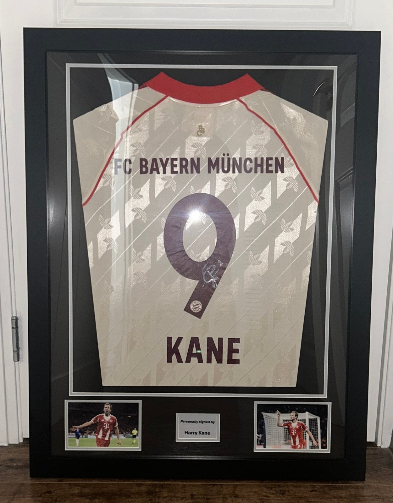Gesigneerd shirt Harry Kane Betern Munchen Beckett, Enlèvement ou Envoi, Comme neuf, Maillot