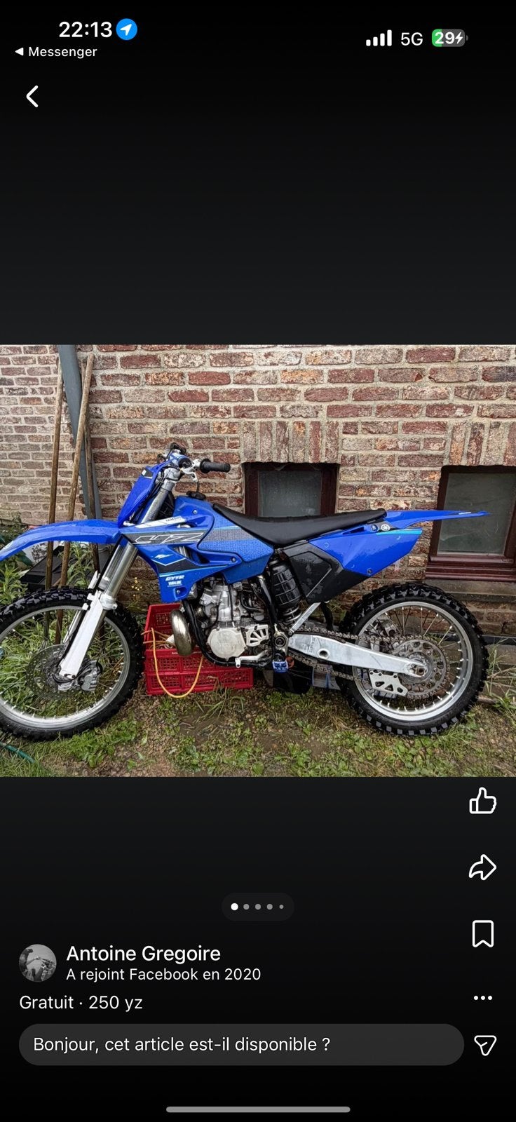 Rachat tout type de moto, Particulier