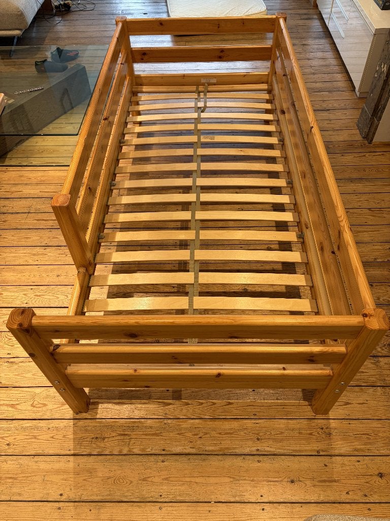 Flexa - Lit pour enfant, Maison & Meubles, Chambre à coucher | Lits, Utilisé, Une personne, 90 cm, 200 cm, Bois, Beige, Enlèvement