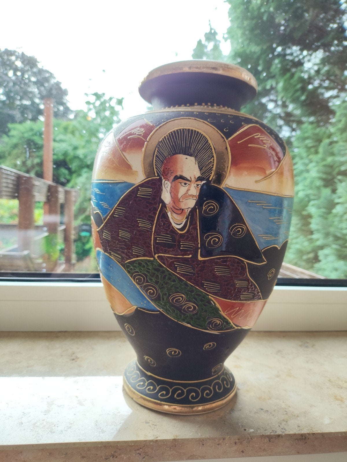 Satsuma belle vase Japonais, Enlèvement