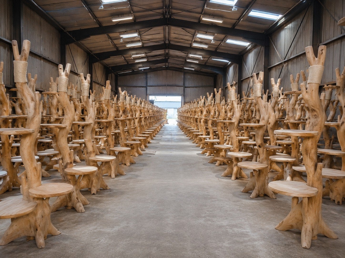 Nieuw. Teak kattenpaal 2m hoog. Gratis levering!, Ophalen of Verzenden
