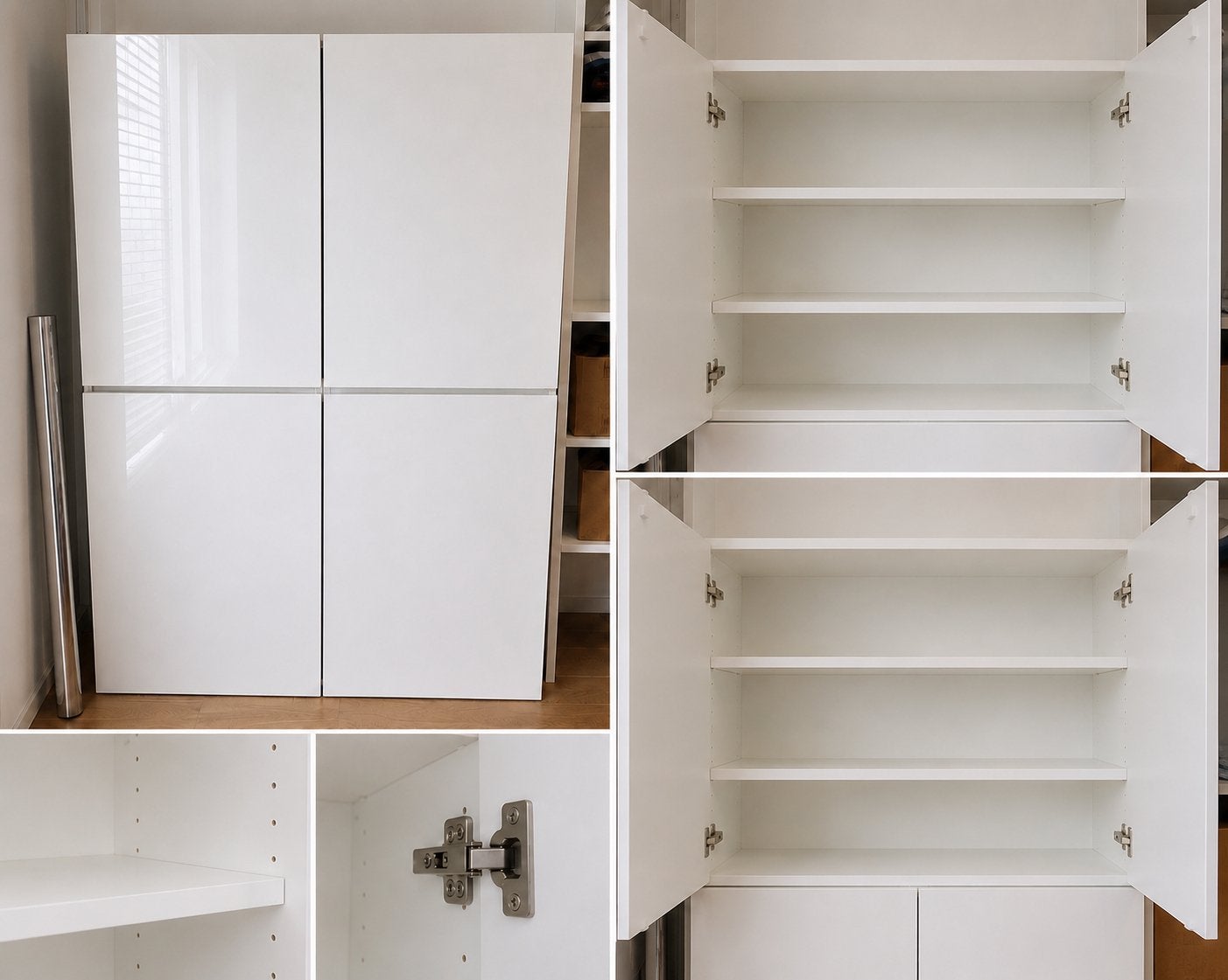 2 meubles hauts de cuisine IKEA METOD 8060cm Portes laqués, Enlèvement, Utilisé