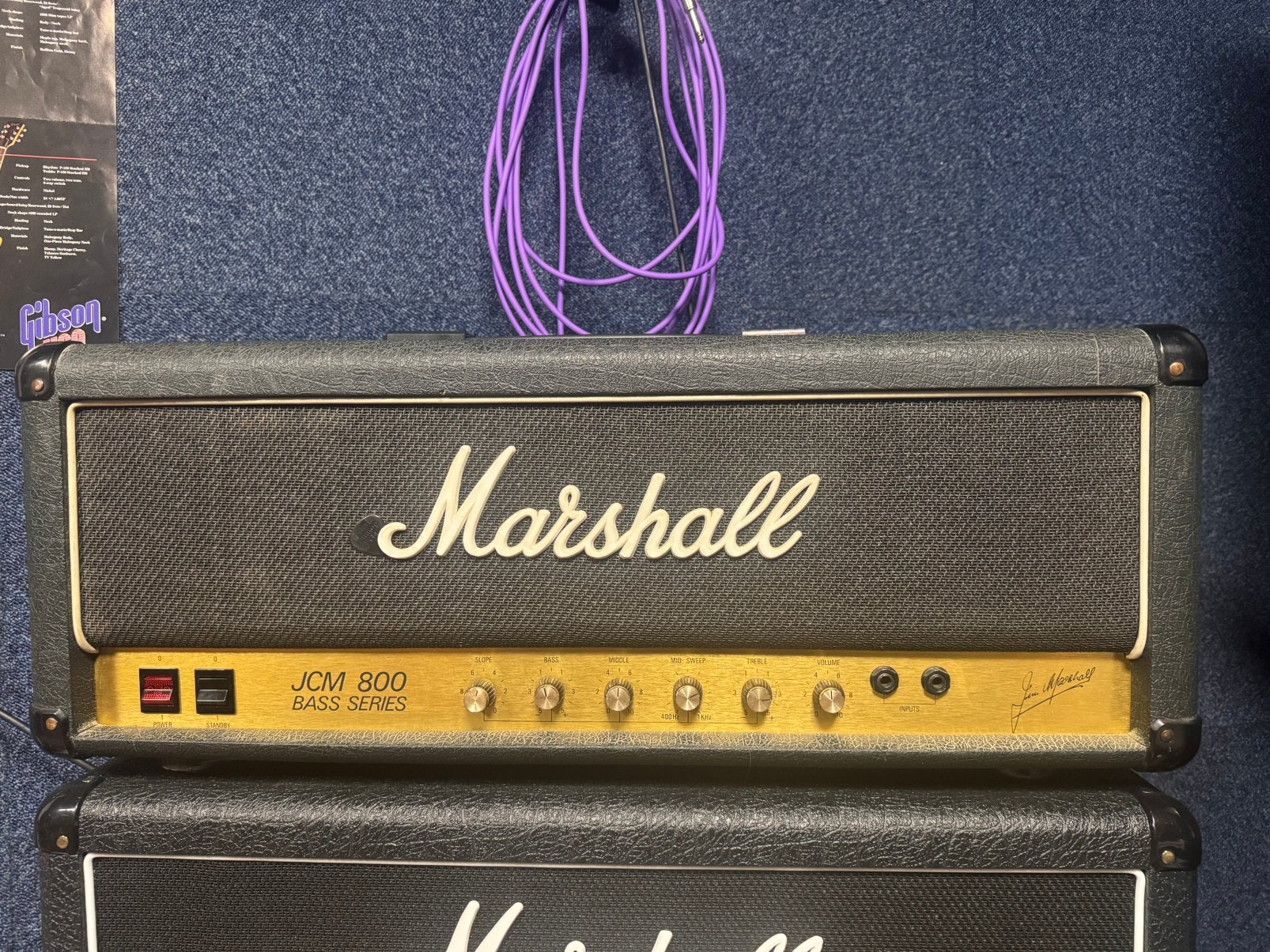 Marshall JCM 800 Super Bass MKII Head 1990, Muziek en Instrumenten, Versterkers | Bas en Gitaar, Ophalen, Gebruikt, Basgitaar