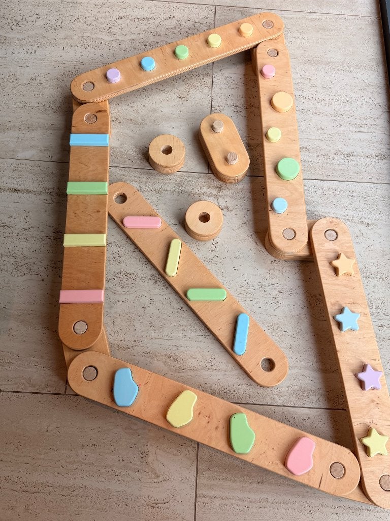 Houten balanceerbalken 3D, Kinderen en Baby's, Ophalen, Zo goed als nieuw, Overige typen