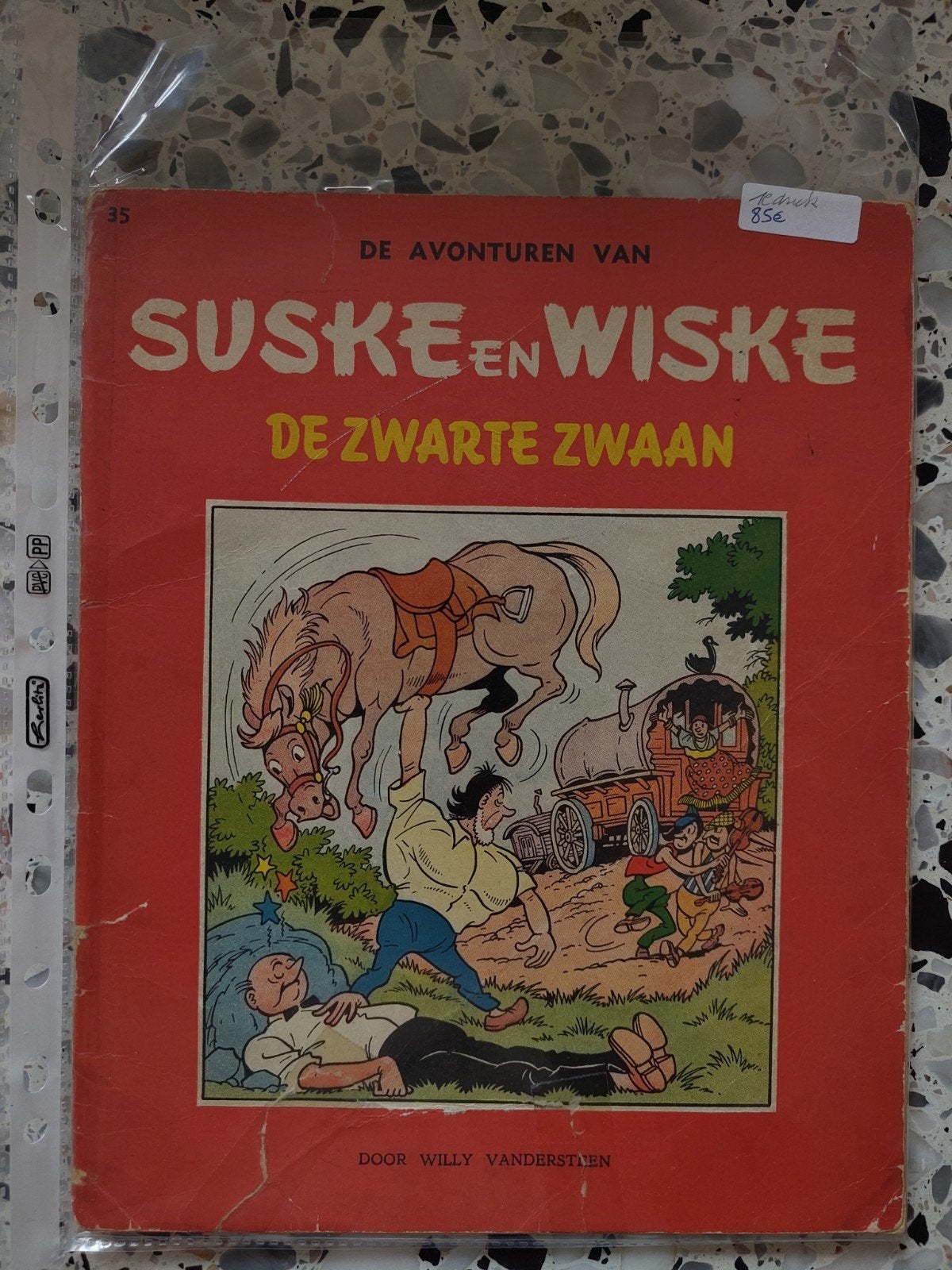 Suske en wiske De Zwarte Zwaan NL editie - 1e druk, Enlèvement