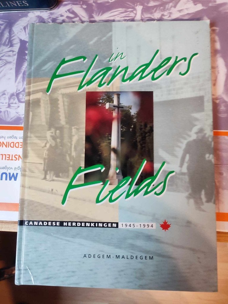 In Flanders Fields Canadese herdenking, Ophalen of Verzenden, Gelezen, Algemeen