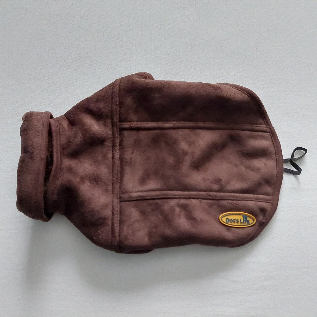 Veste en cuir pour chien taille 30 cm, Animaux & Accessoires, Enlèvement ou Envoi, Autres tailles, Comme neuf, Doublé