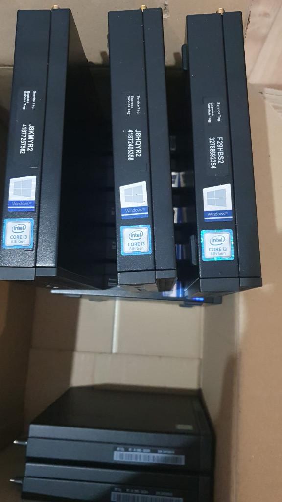 lot mini desktop dell optiplex 3080 core i3 8éme génération, Informatique & Logiciels, Ordinateurs de bureau, Utilisé, 4 Ghz ou plus