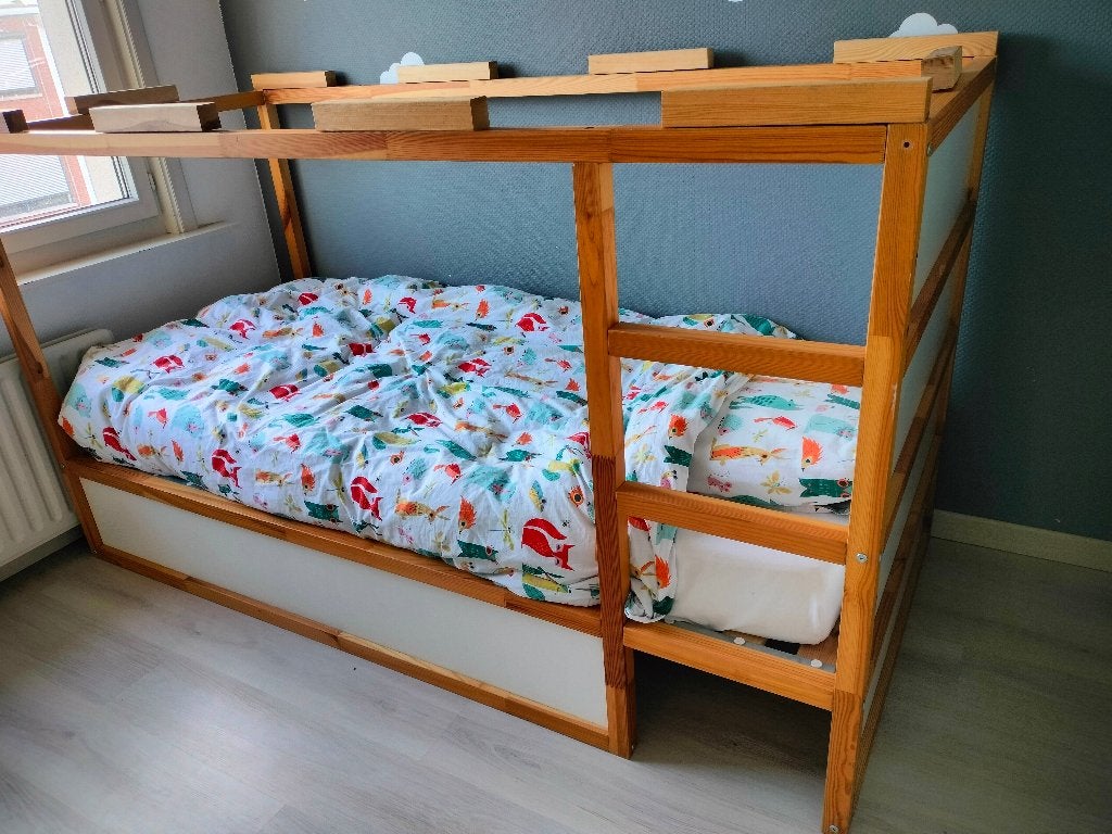 Kura bed ikea - hoogslaper, Kinderen en Baby's, Ophalen, Gebruikt, Hoogslaper