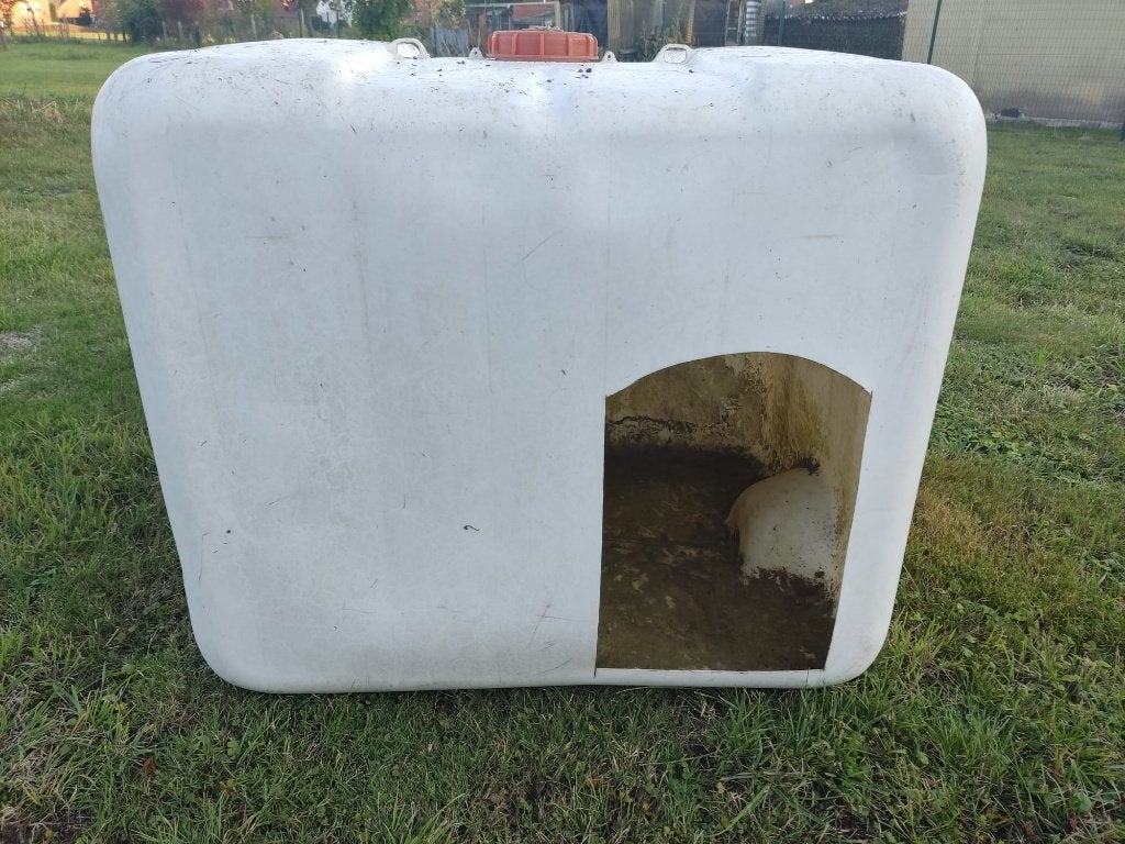 Schuilhut schaap/geit/kip/... uit IBC (4 stuks beschikbaar), Dieren en Toebehoren, Schapen, Geiten en Varkens, Geit