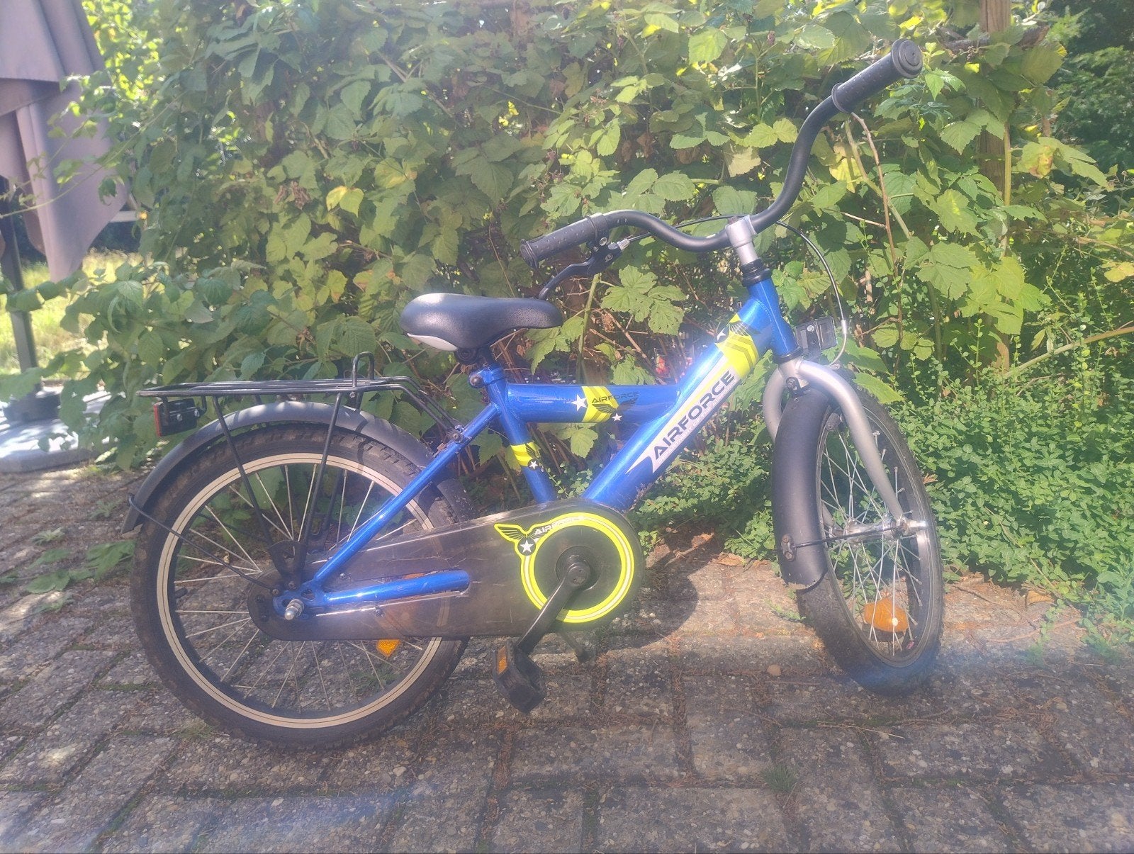 kinderfiets 18 inch, Ophalen