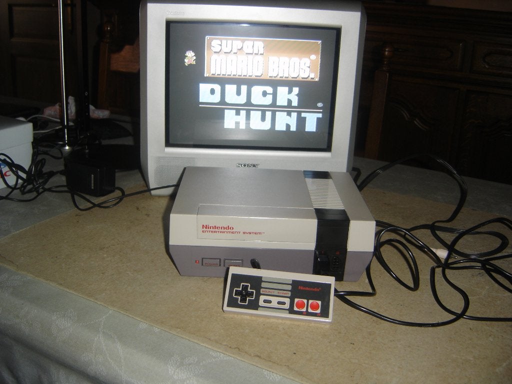 Nintendo entertainment system, Ophalen, Gebruikt, Met 3 controllers of meer, Met games