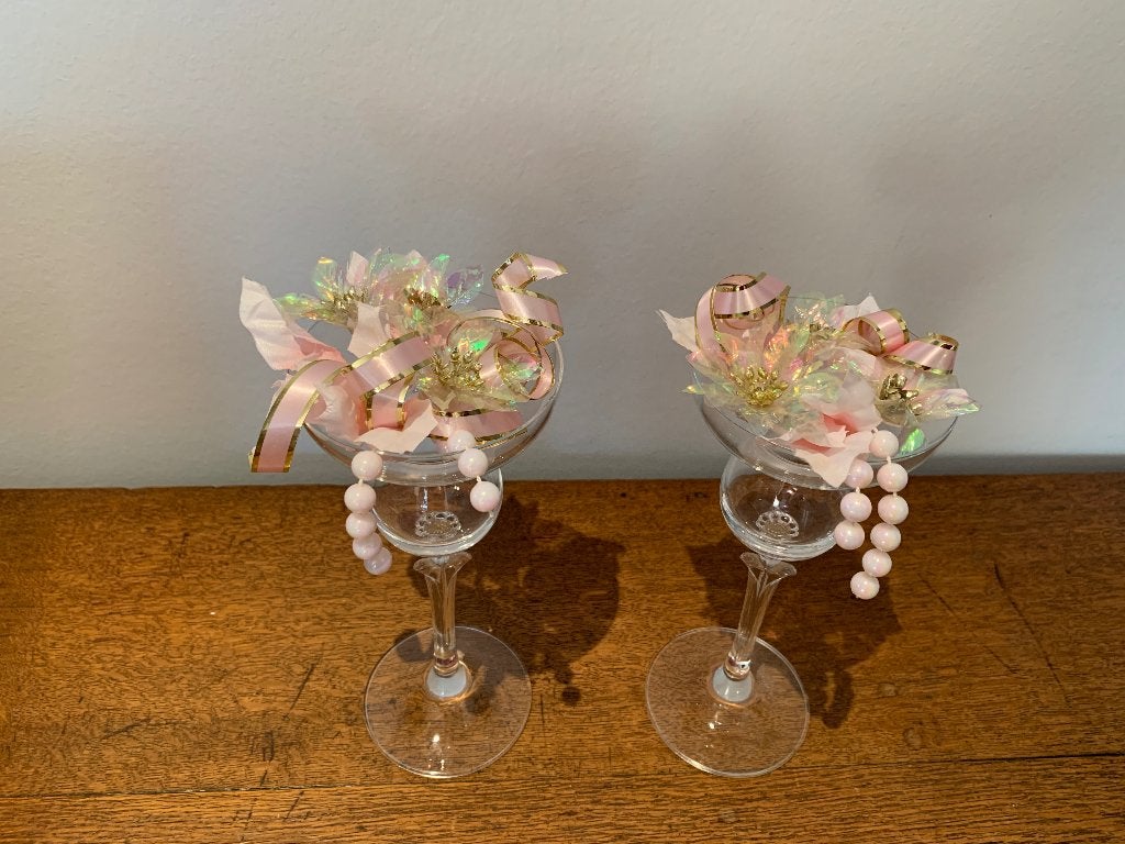 Bougeoirs en cristal vintage 1987 « Perla »- Schott-Zwiesel, Enlèvement ou Envoi, Comme neuf, Verre, 18 cm