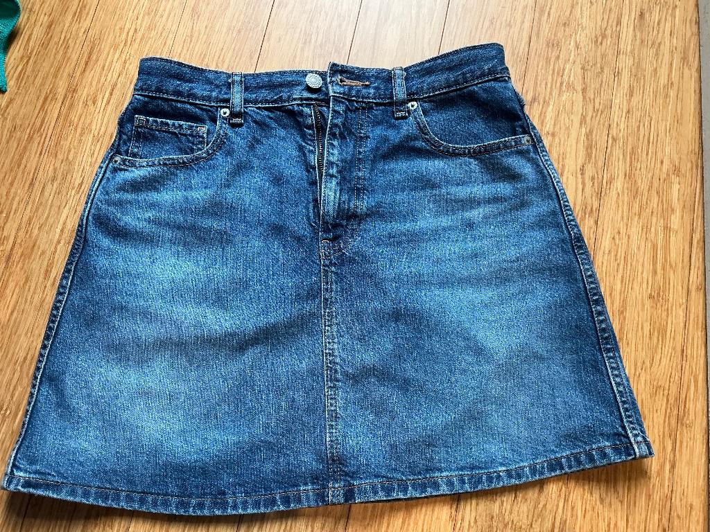 Spijkerrok, Ophalen, Blauw, Zo goed als nieuw, Maat 36 (S)