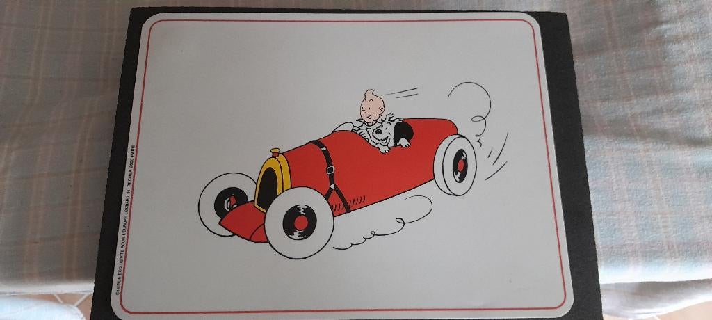 KUIFJE HERGE LOMBARD EUROPE RECREA SERVIESSET UIT 1984, Ophalen, Zo goed als nieuw