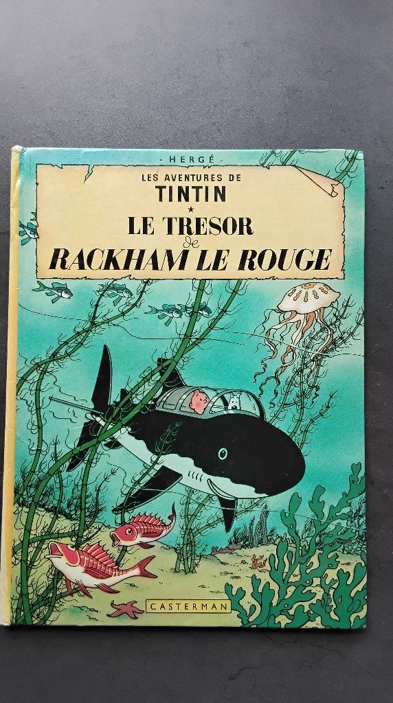 Le tresor de Rackham Le Rouge HC uit 1976., Eén stripboek, Ophalen of Verzenden, Zo goed als nieuw, Hergé