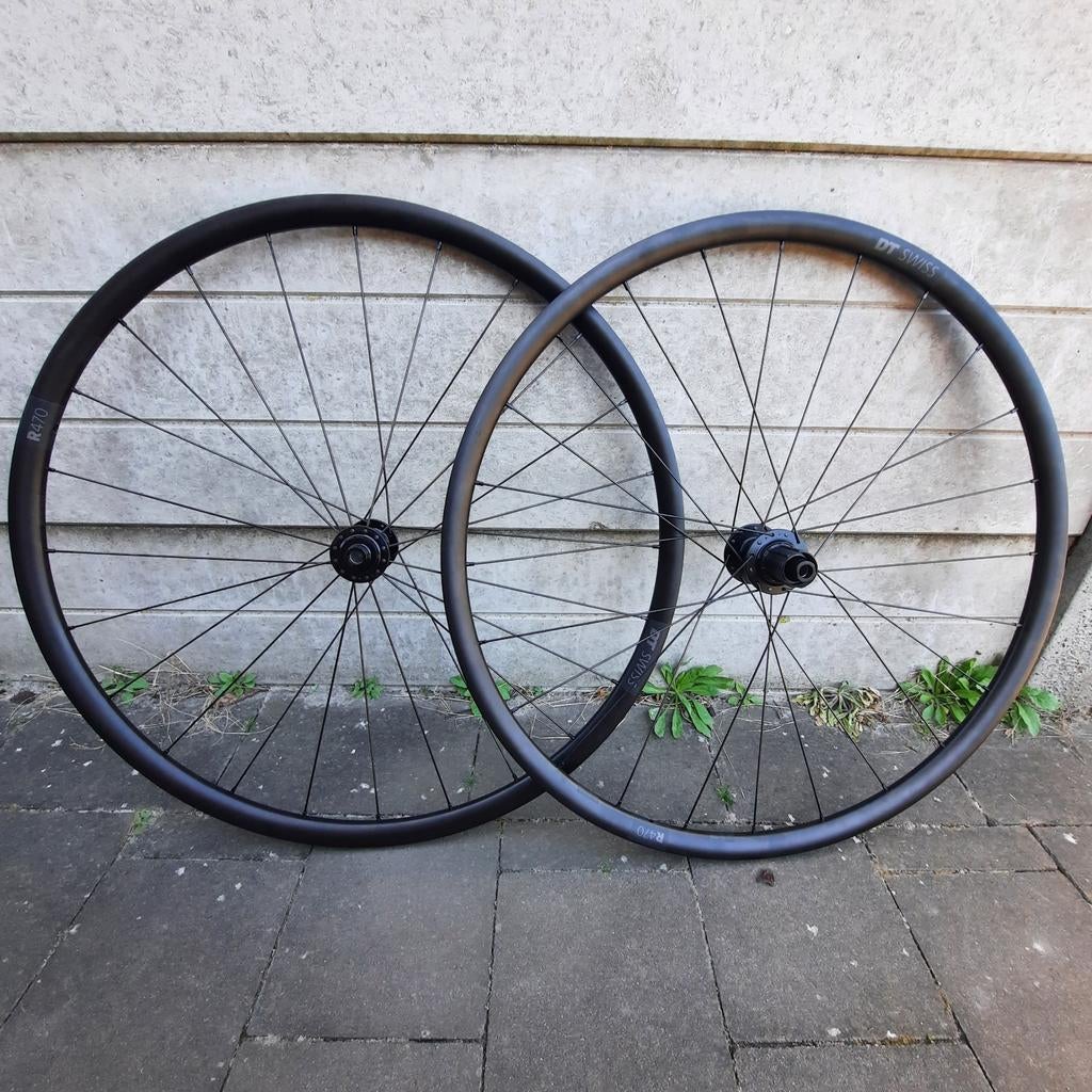 Dt swiss r470 alu wielen remschijf, Enlèvement, Racefiets