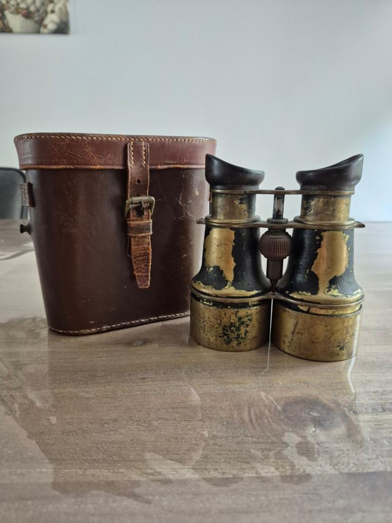 Observateur de la marine britannique avec fabricant et nom d, Enlèvement ou Envoi, 20x ou plus, Utilisé, Prisme de Porro (coudées)