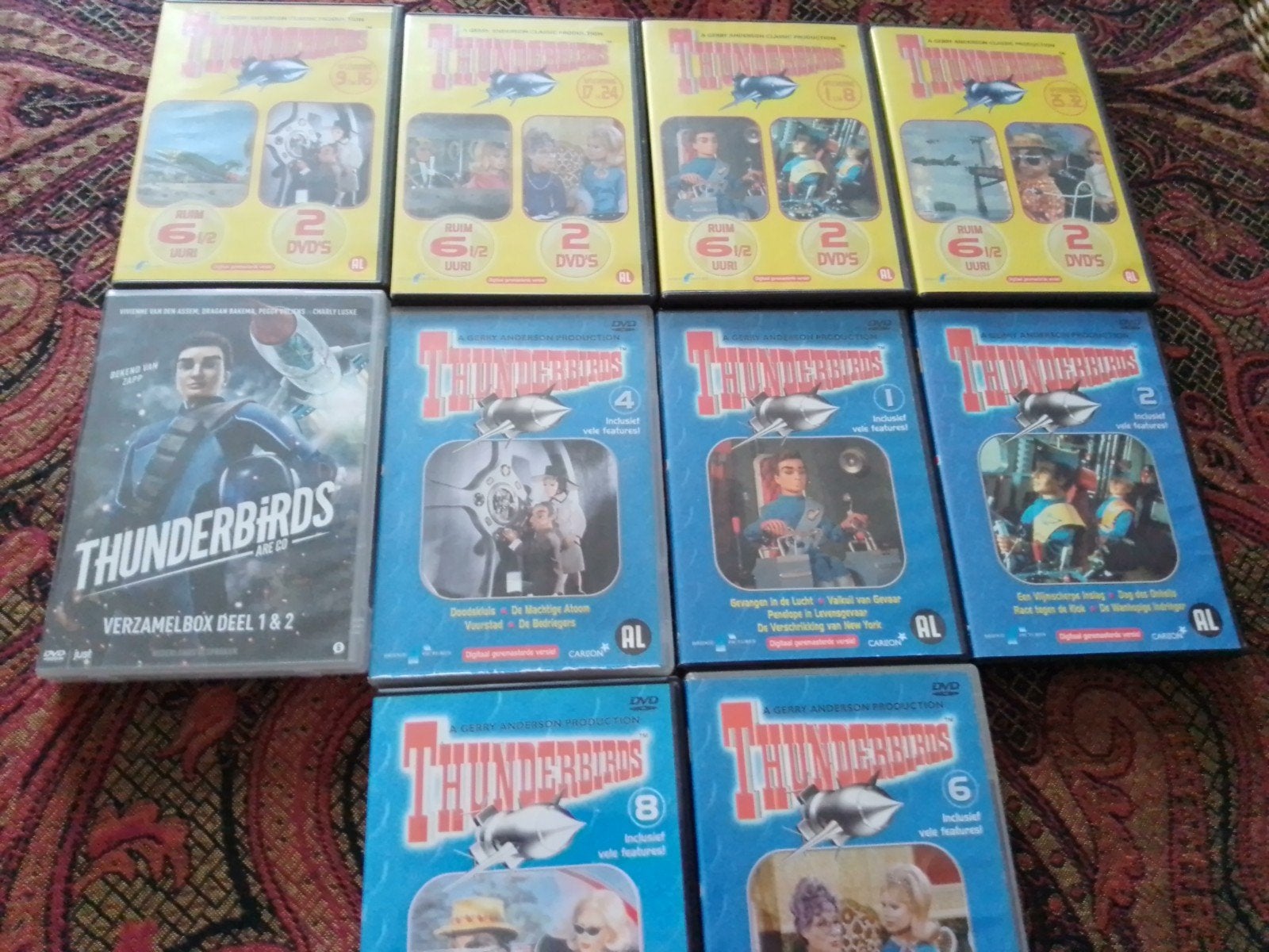 Dvd's Thunderbirds, Cd's en Dvd's, Ophalen