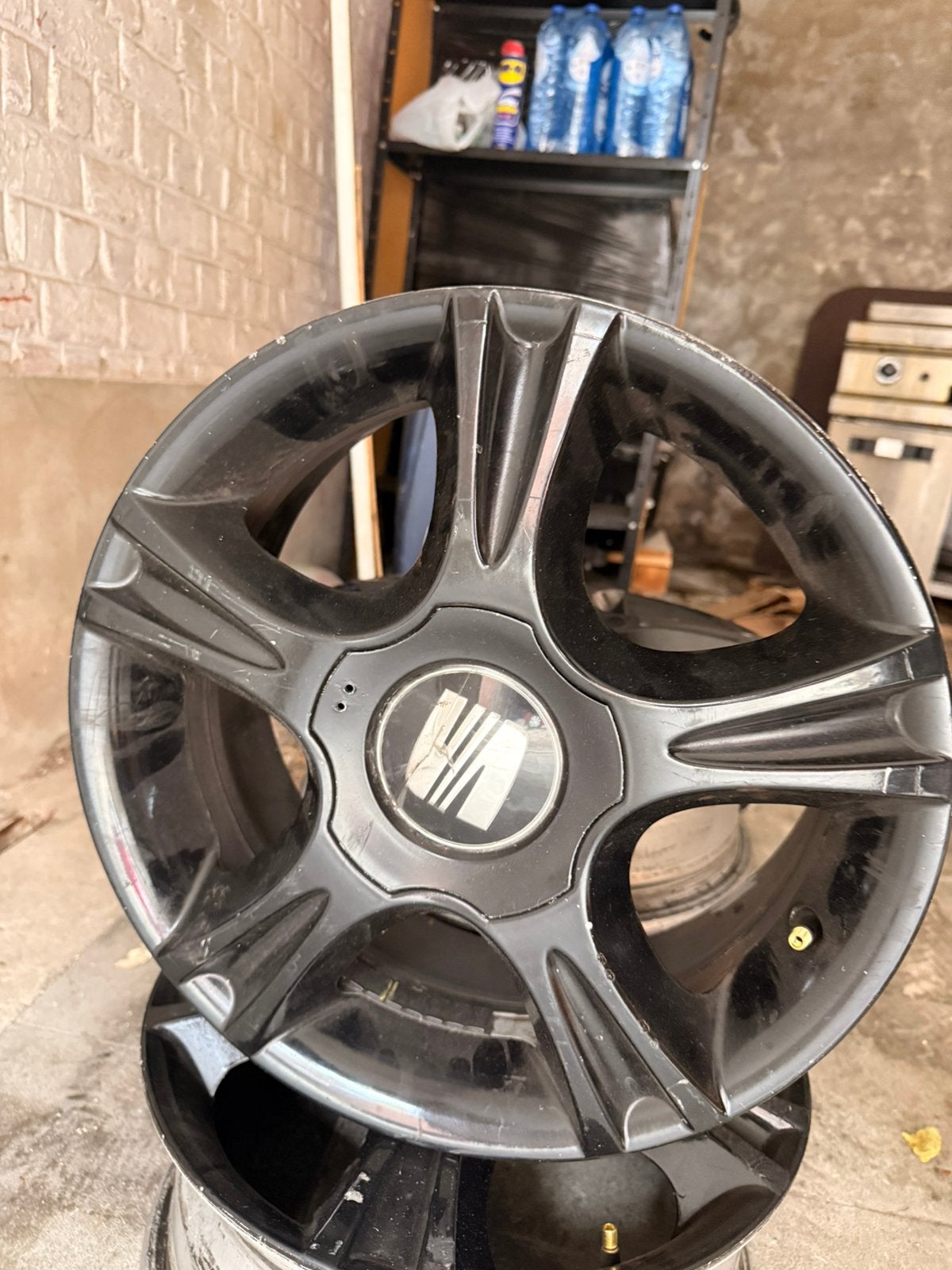 4 jantes aluminium SEAT noires – Occasion, Enlèvement, Utilisé