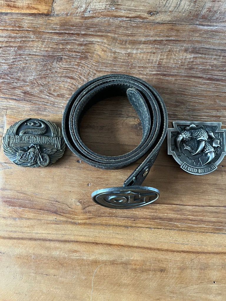 Ceinture, Vêtements | Hommes, Ceintures, Cuir véritable, Boucle ou Attache amovible, Enlèvement, Porté