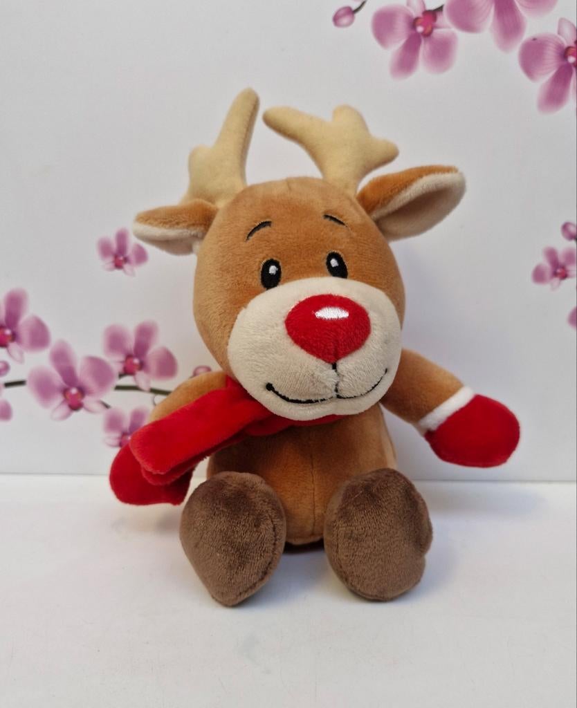 🎄 Jouet en peluche en forme de renne de Noël, Enlèvement ou Envoi, Comme neuf, Autres types