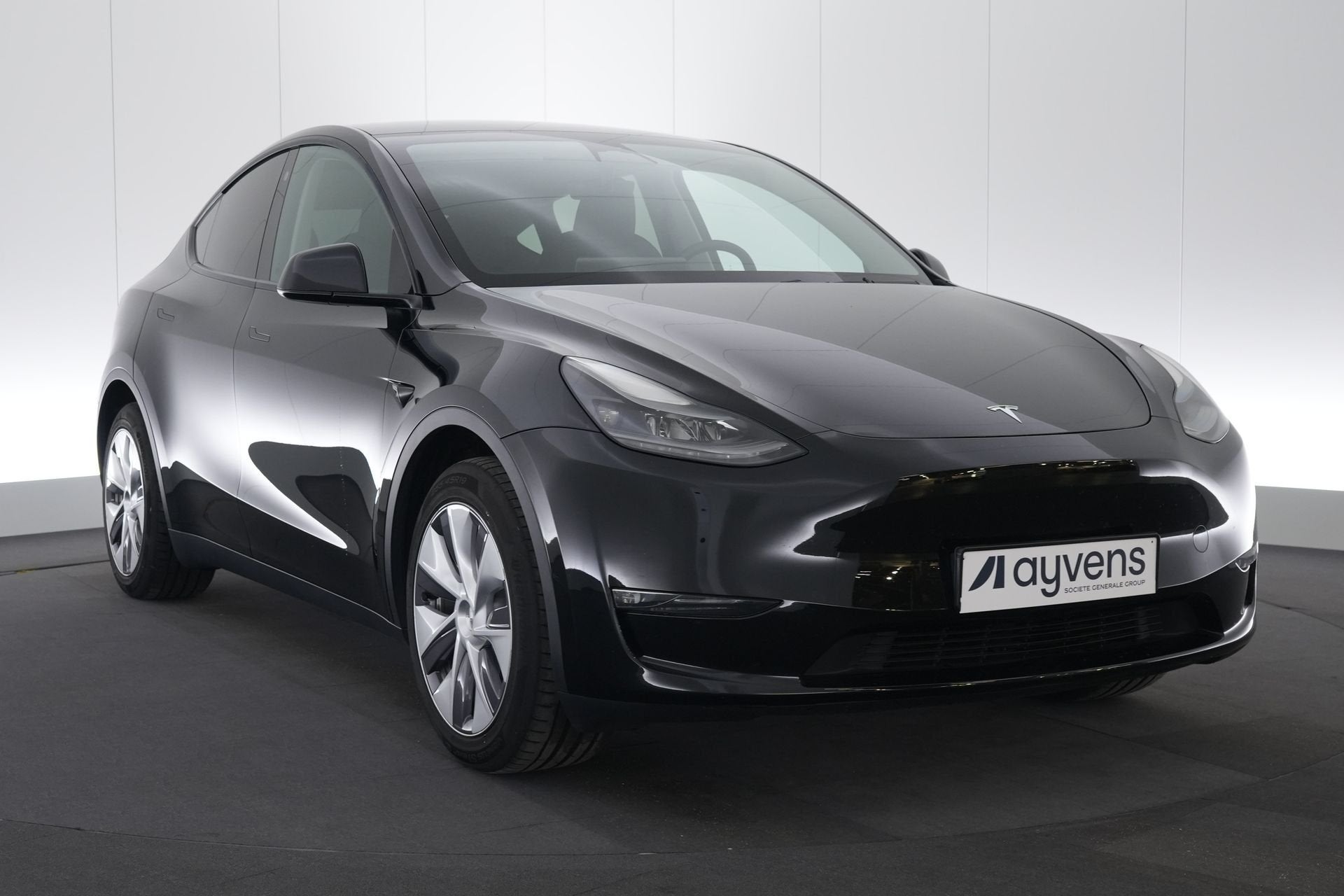 (2EKP210) TESLA MODEL Y, Auto's, Tesla, Zwart, Leder, 5 zetels, SUV of Terreinwagen