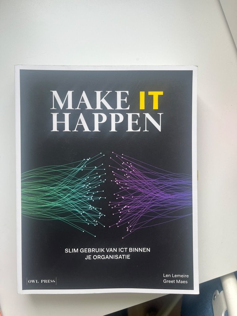 Make IT happen, Boeken, Gelezen, Owl press, Hoger Onderwijs, Ophalen of Verzenden