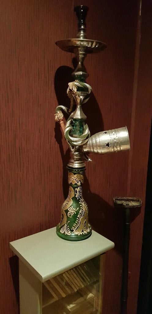 Waterpijp, Collections, Articles de fumeurs, Briquets & Boîtes d'allumettes, Enlèvement, Comme neuf, Narguilé