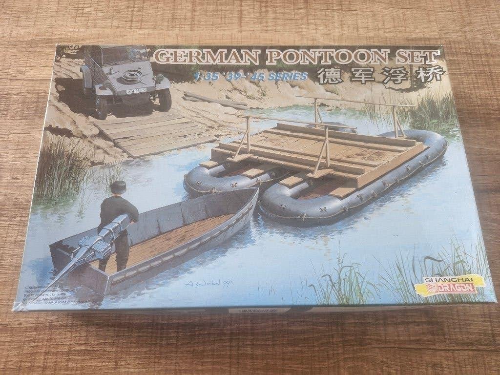 Dragon 1/35 German Pontoon Set, Enlèvement ou Envoi, Neuf, 1:35 à 1:50, Diorama