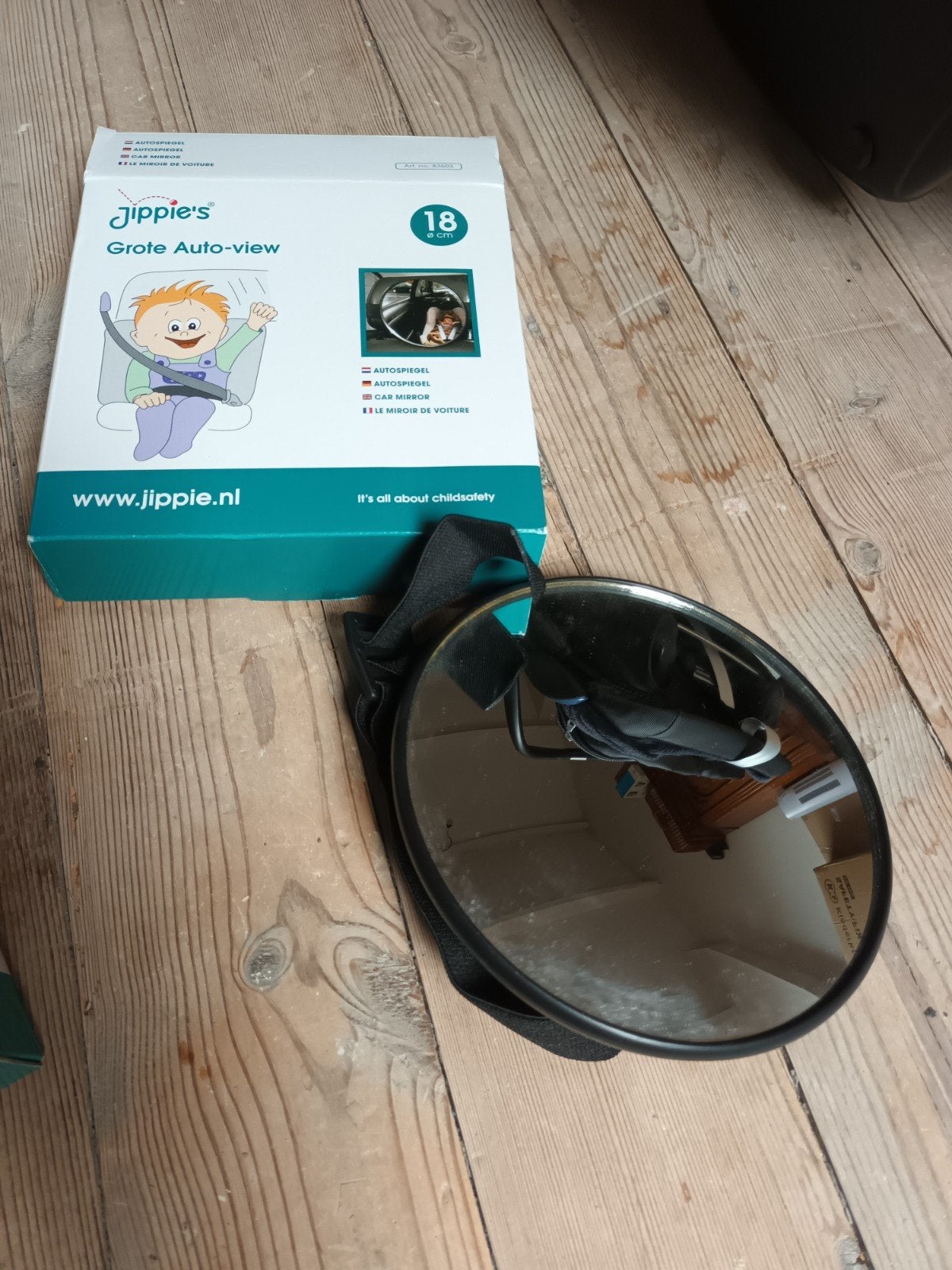 Autospiegel Jippies, Kinderen en Baby's, Autostoeltjes, Ophalen, Zo goed als nieuw, Overige merken