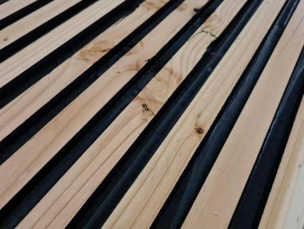 akoestische panelen akupanels triple rhombus gevelbekleding, Ophalen of Verzenden, Hout