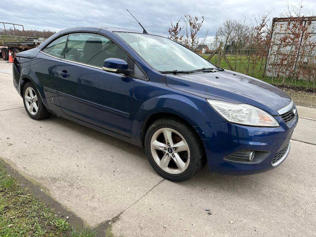 Ford Focus CC Cabrio 1.6i Viva (2011) | 1e Eig. | 76k km, Auto's, Stof, Cabriolet, Blauw, Handgeschakeld