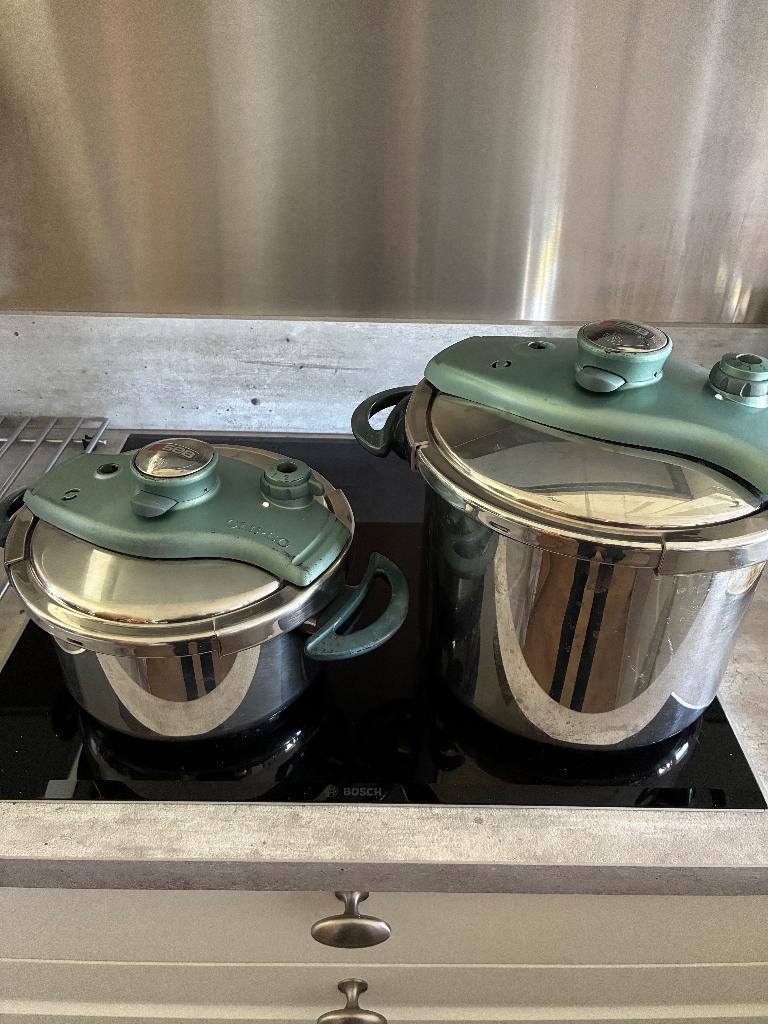snelkookpan Seb, Inox, Inductieplaat, Zo goed als nieuw, Ophalen