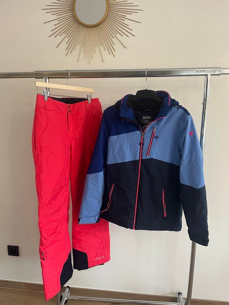 Skipak maat L merken kiltech en columbia, Kleding | Dames, Wintersportkleding, Ophalen, Zo goed als nieuw, Maat 42/44 (L), Broek