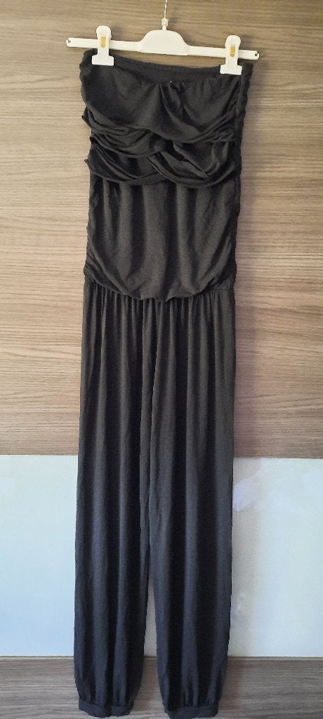 Mooie jumpsuit Amélie & Amélie maat S, Kleding | Dames, Jumpsuits, Ophalen of Verzenden, Zo goed als nieuw, Maat 36 (S), Zwart