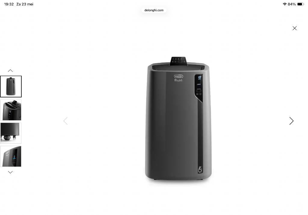 Delonghi mobiele airco 5 jaar te koop, Ophalen, Gebruikt, Timer, 3 snelheden of meer