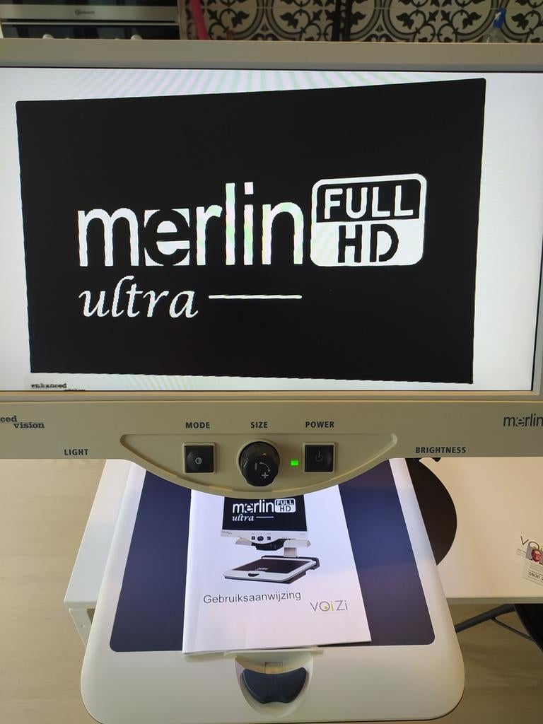 Beeldschermloep Merlin Basic 20 ; A3 leesplateau, Hobby en Vrije tijd, Vergrootglazen, Loepen en Loeplampen, Ophalen