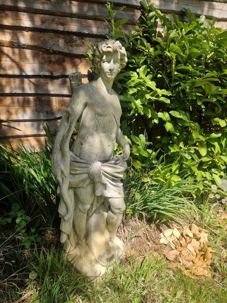 Antiek tuinbeeld, Ophalen