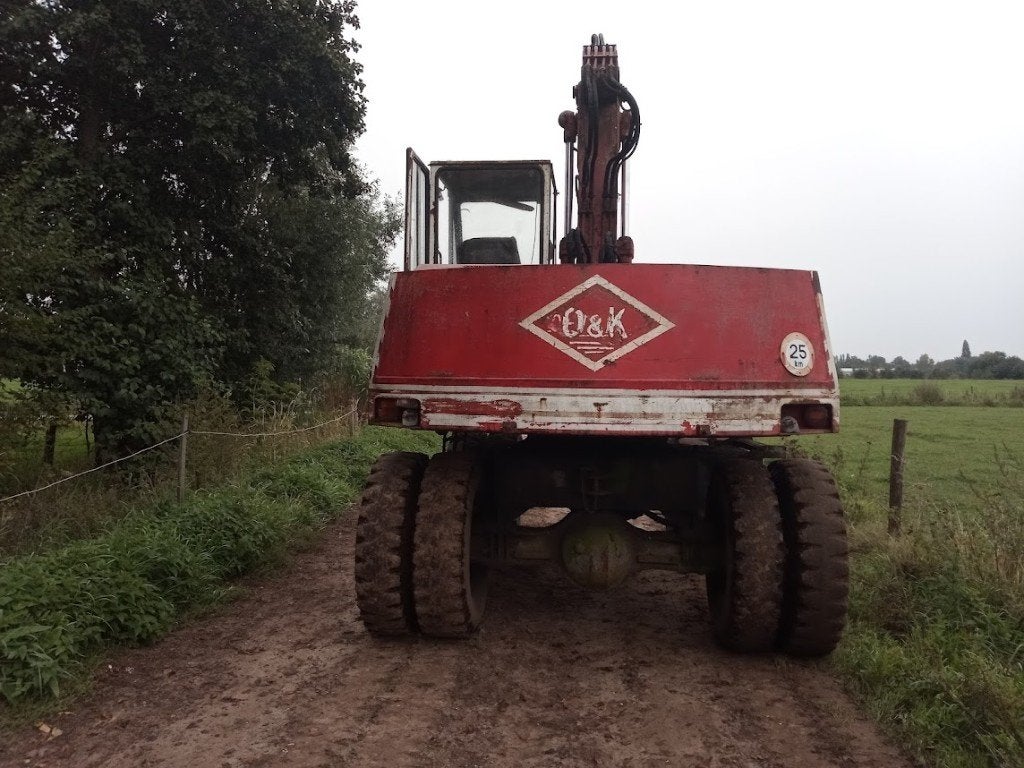 Bandenkraan O&K MH4, Ophalen, Kraan