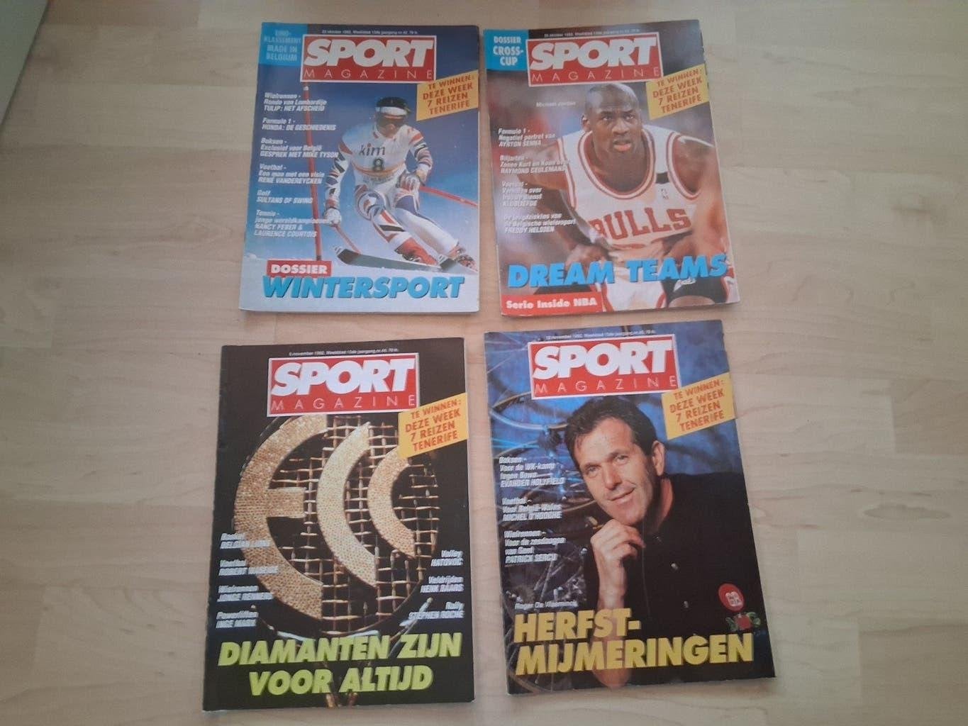 Sport Magazine 1992 maandblad magazine (4 magazines), Boeken, Sportboeken, Ophalen of Verzenden, Zo goed als nieuw