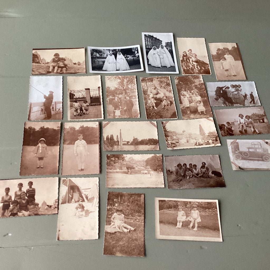 Lot van 23 oude foto’s, Ophalen of Verzenden, Voor 1940, Gebruikt, Foto