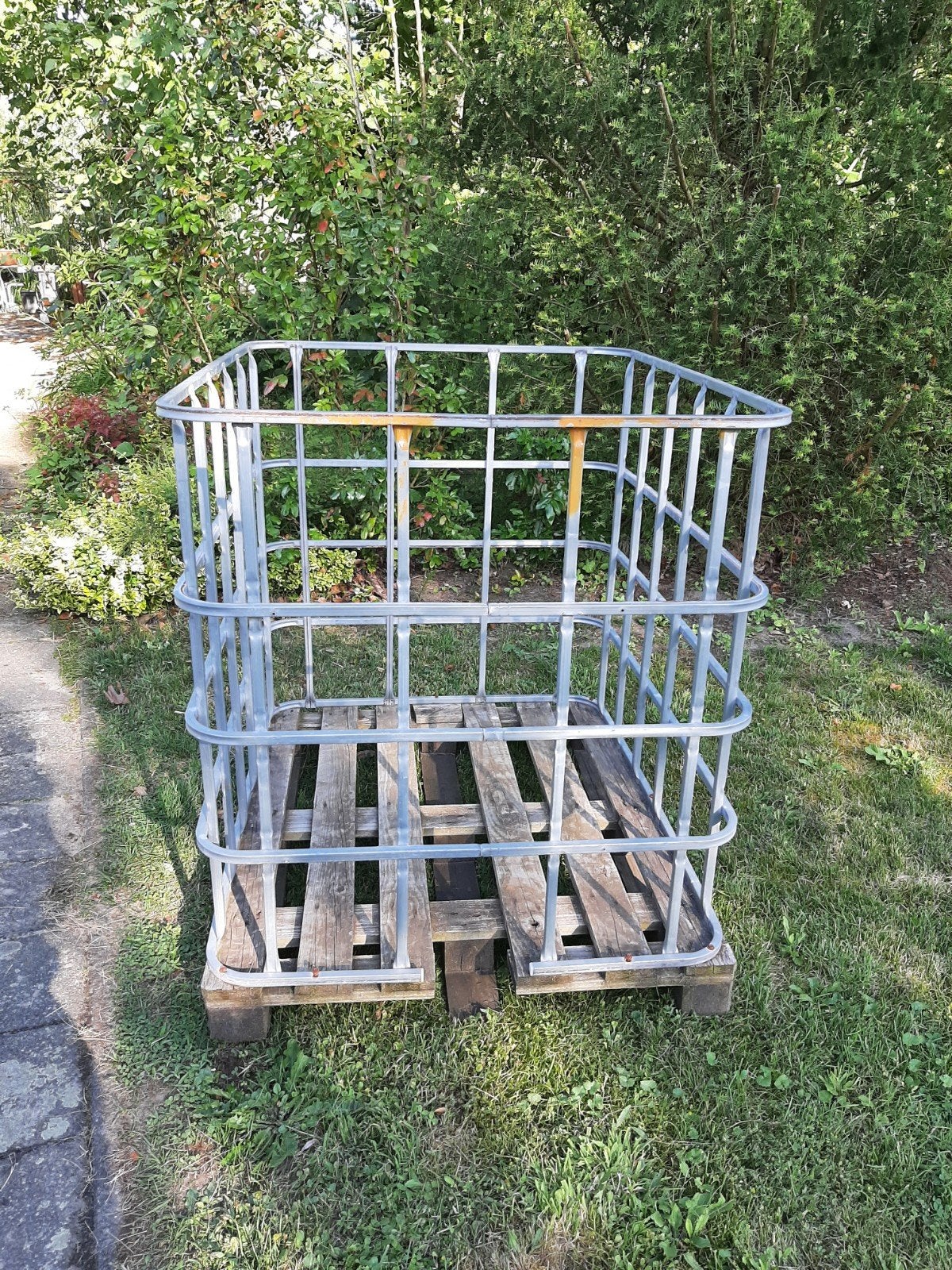 Metalen palletbox, Enlèvement