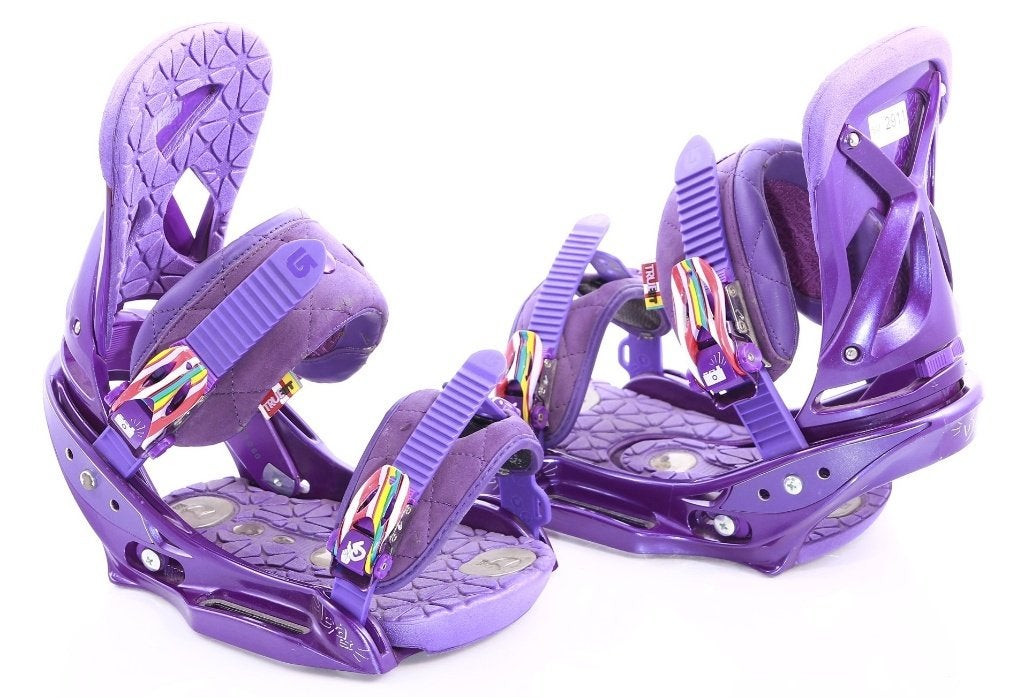 Fixations de snowboard S BURTON LEXA EST, THE CHANNEL,Violet, Envoi, Utilisé, Fixations