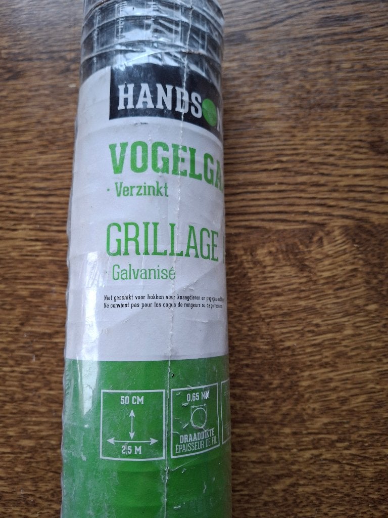 Vogelgaas, Ophalen, Nieuw, Minder dan 10 meter, Gaas