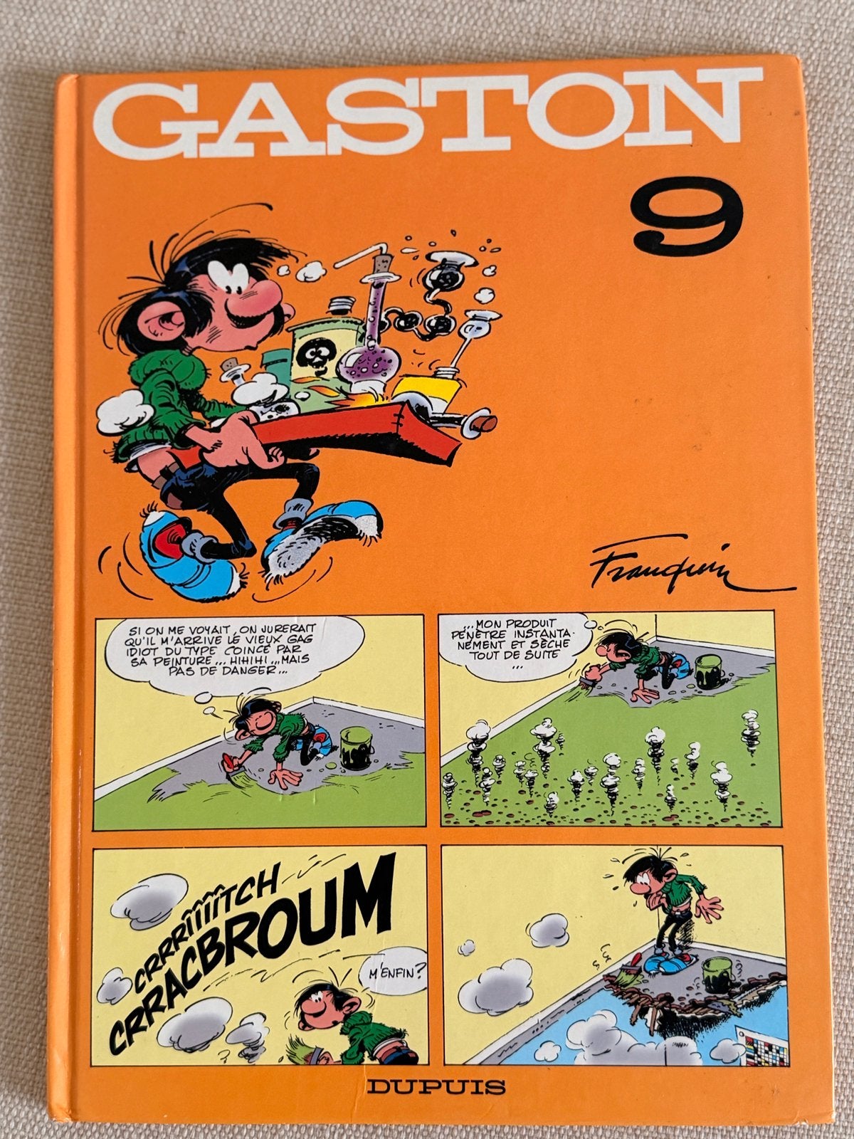BD Gaston 9 de Franquin, Ophalen of Verzenden, Zo goed als nieuw